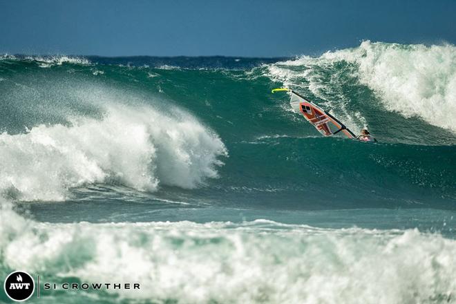 Fiona Wylde - 2014 Aloha Classic © Si Crowther / AWT http://americanwindsurfingtour.com/